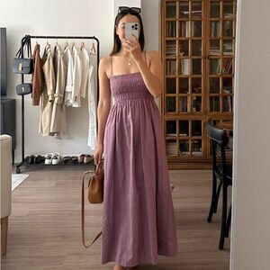 Madewell Theo Dress in Antique Purple